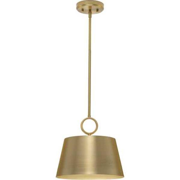 1 Light Brushed Bronze Dimmable Pendant Light Fixture 2