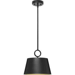 1 Light Matte Black Dimmable Pendant Light Fixture 2