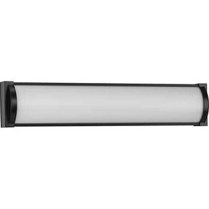 24" 22 watt 120 volt 3000K Matte Black Acrylic Diffuser Dimmable Vanity Light 1