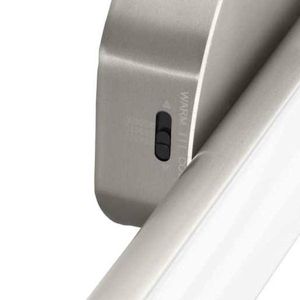 16" 11 watt 120 volt CCT Selectable Brushed Nickel Dimmable 3