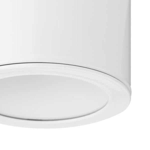1 Light White Finish 3000K Directional LED Light Fixture 3