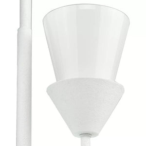 3 Light White Plaster Contemporary Style Pendant Light Fixture 2