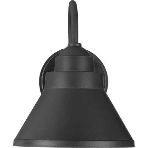 1 Light Non-Metallic Black Bayside Wall Light Fixture 2