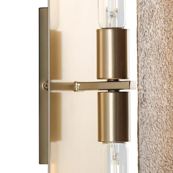 2 Light Soft Gold Foundry Gold Accent Light Fixture 2