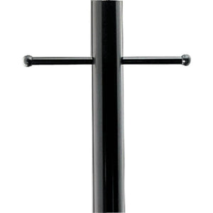 7' Aluminum Black Ladder Rest Outdoor Post 1