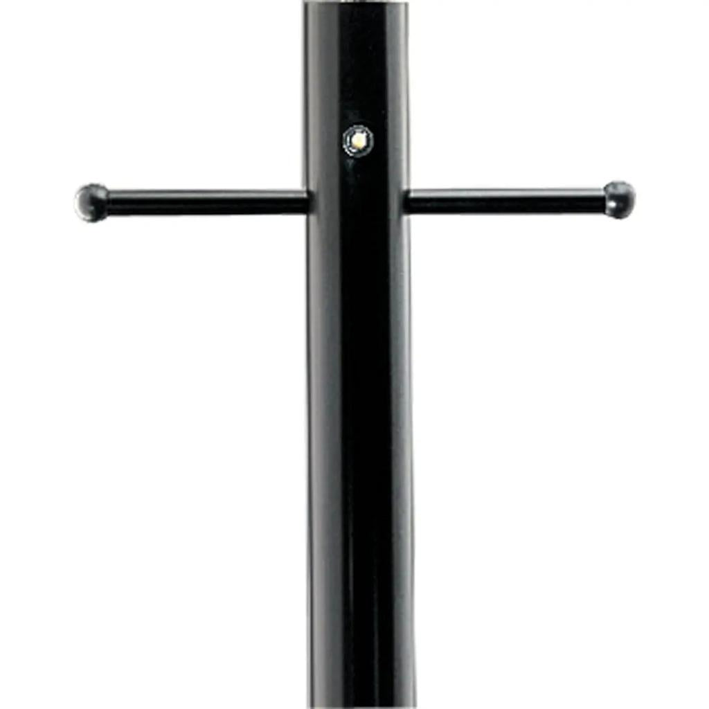 7' Aluminum Black Ladder Rest Outdoor Post 1
