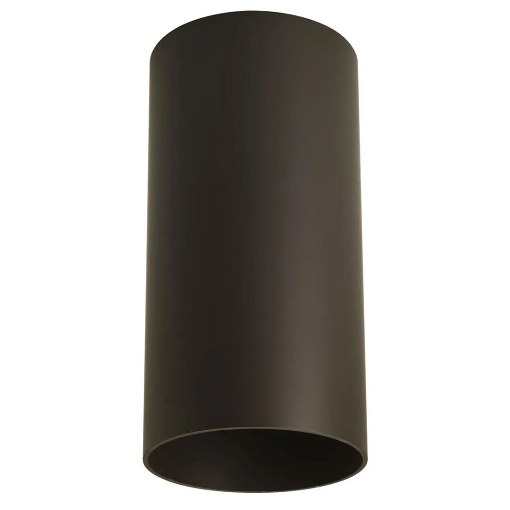1 Light Antique Bronze Aluminum Construction Cylinder Light Fixture 1