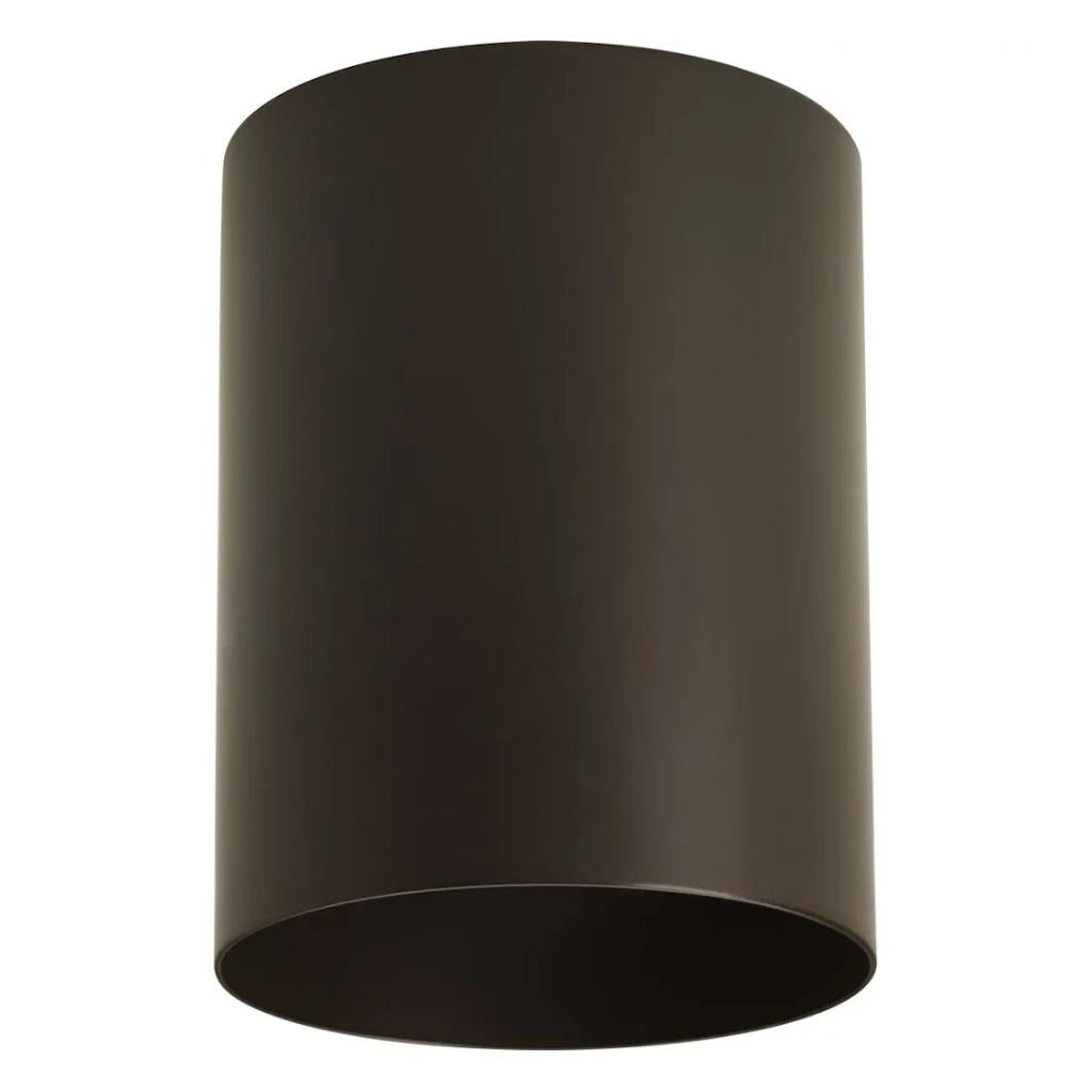 1 Light Antique Bronze Aluminum Construction Cylinder Light Fixture 1