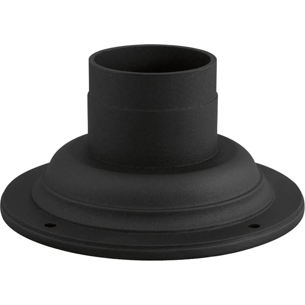 7" Black Pedestal Mount for Post-Top Fixture 1