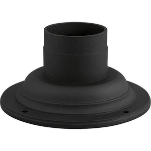 7" Black Pedestal Mount for Post-Top Fixture 1