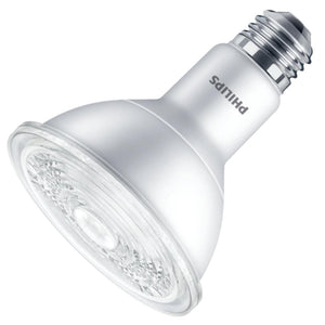 10 watt 120 volt PAR30 Medium Screw Base 3000K Natural White White Clear Dimmable LED 1