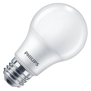 9 watt 120 volt A19 Medium Screw Base 3000K Natural White Frosted Non-Dimmable LED 1