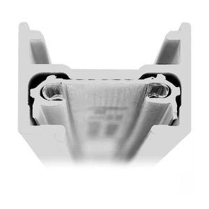 2' Track w/Dead End Aluminum 1 Circuit Basic Track 1