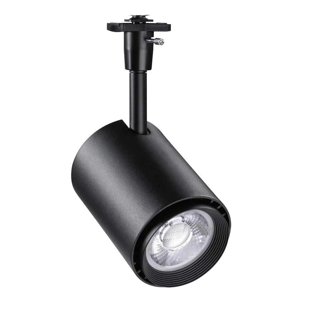 10 watt 120 volt CCT Selectable Matte Black LED Performance Track Head 1