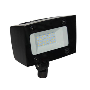 300 watt 120/277 volt 4000K Cool White Slip Fitter Mount Bronze LED Flood Light 1