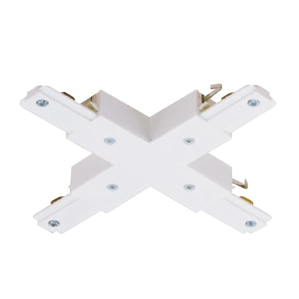 Basic Track White "X" Connector 1