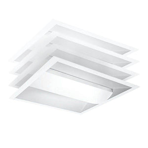 2' x 2' 24 watt 120/277 volt 4000K Cool White Dimmable LED Troffer (4 pack) 1