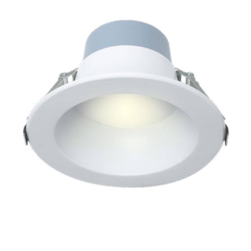 6" Selectable watt 120/347 volt - CCT Selectable DualSelect Round LED Recessed Downlight 1