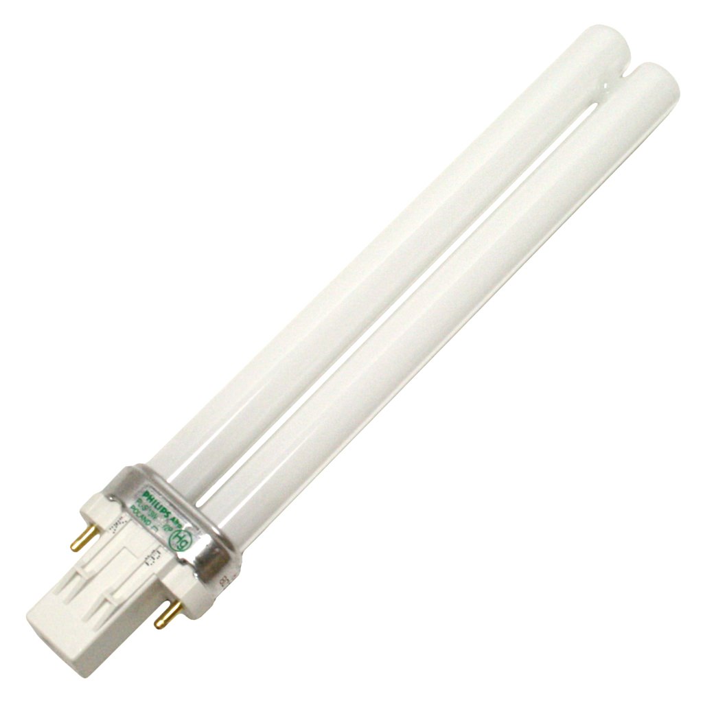 13 watt 120 volt PL-S 2-Pin Base 5000K Daylight CFL 1