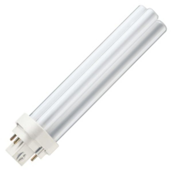 21 watt PL-C 4-Pin Base 4100K Cool White Dimmable CFL 1