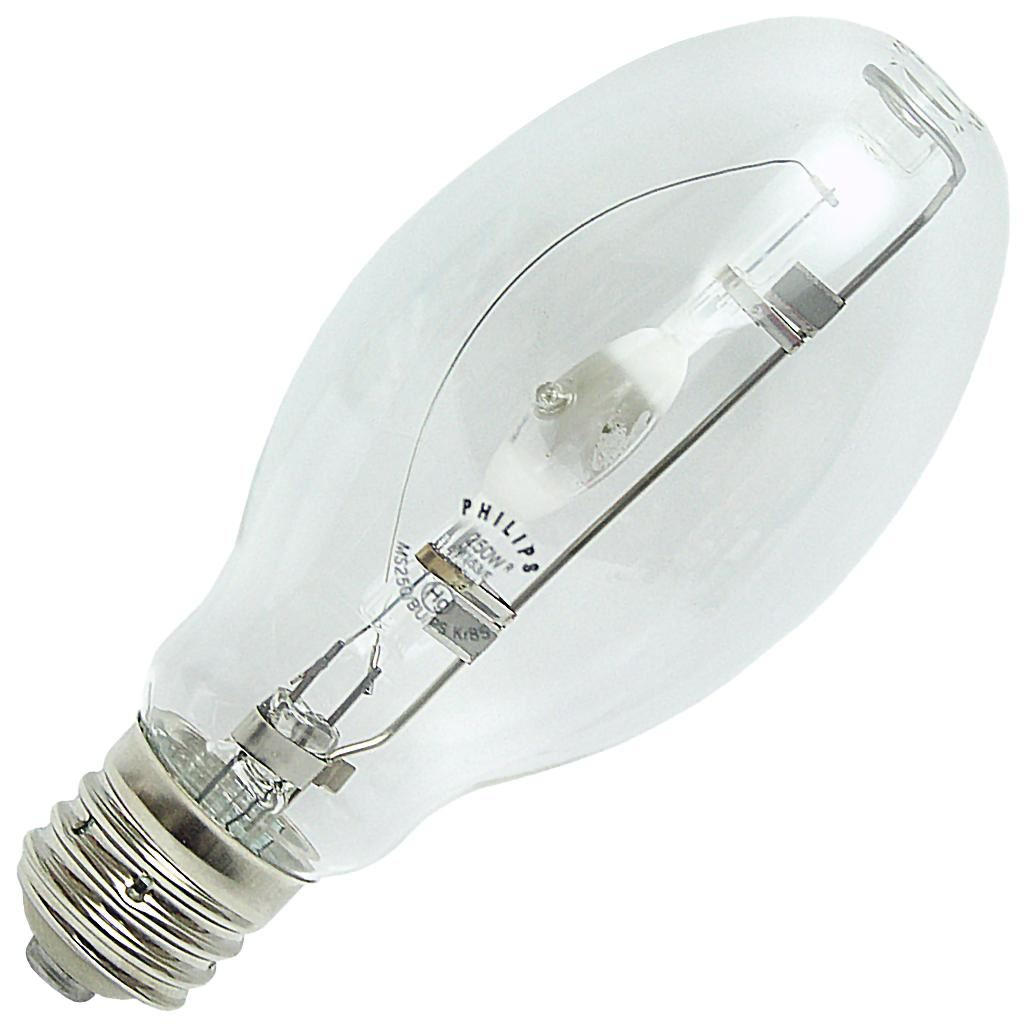 250 watt ED28 Mogul Screw Base 4300K Cool White Clear Metal Halide 1