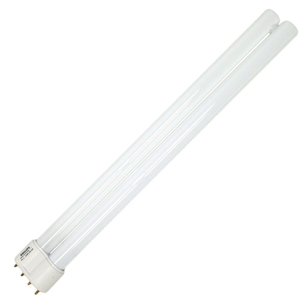 24 watt 120 volt PL-L 4-Pin Base 3000K Natural White CFL 1