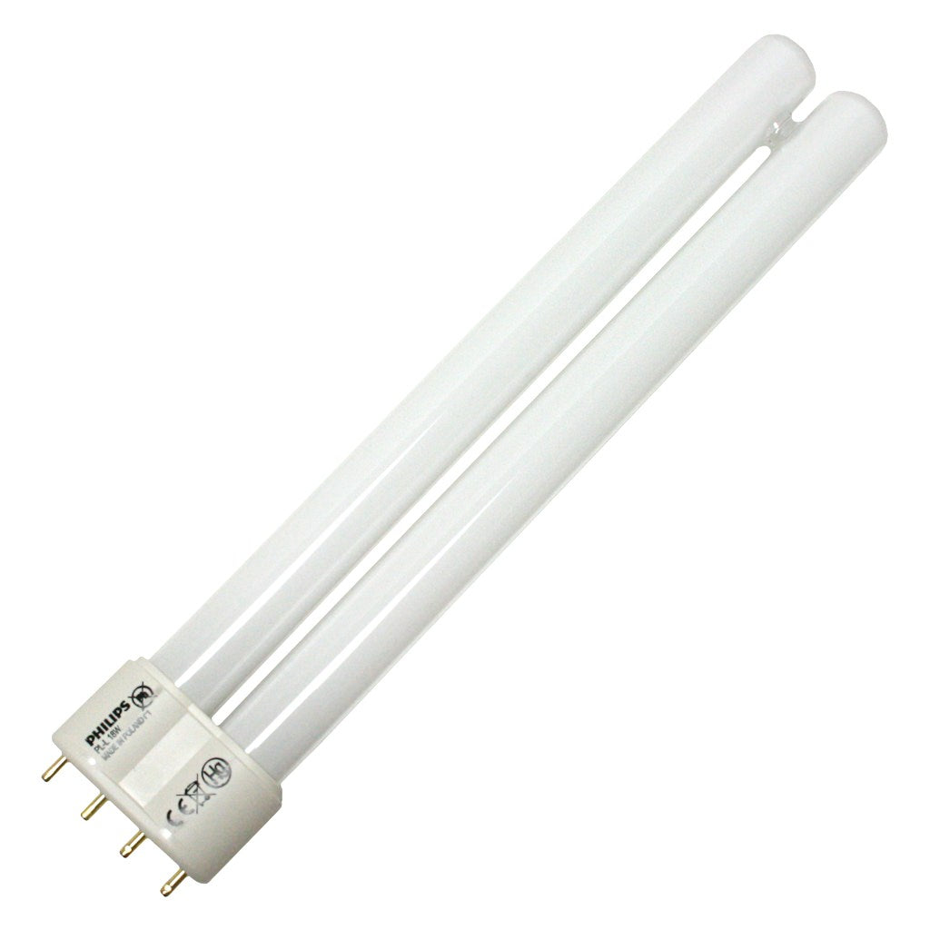 18 watt 120 volt PL-L 4-Pin Base 3500K Natural White CFL 1