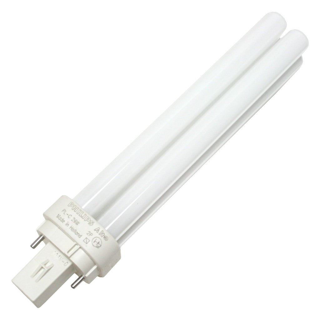 26 watt PL-C 2-Pin Base 3500K Natural White CFL 1