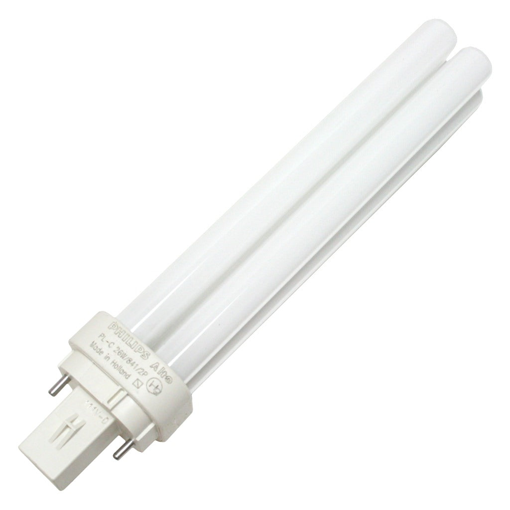 26 watt PL-C 2-Pin Base 4100K Cool White CFL 1