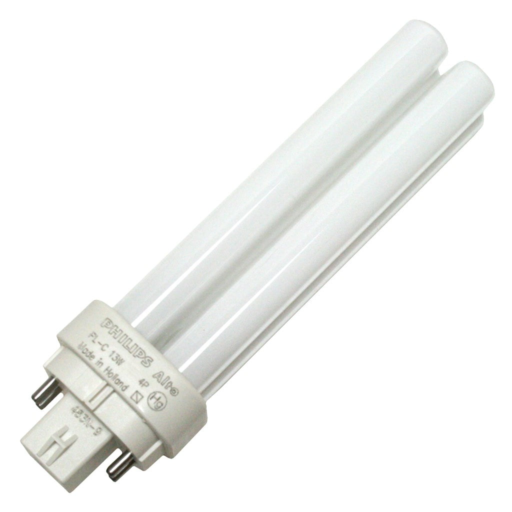 13 watt PL-C 4-Pin Base 3000K Natural White CFL 1