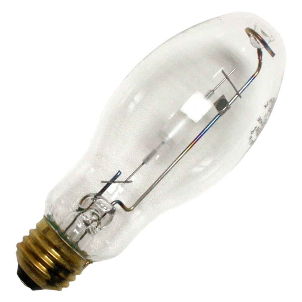 100 watt ED17 Medium Screw Base 3000K Natural White Clear Metal Halide 1