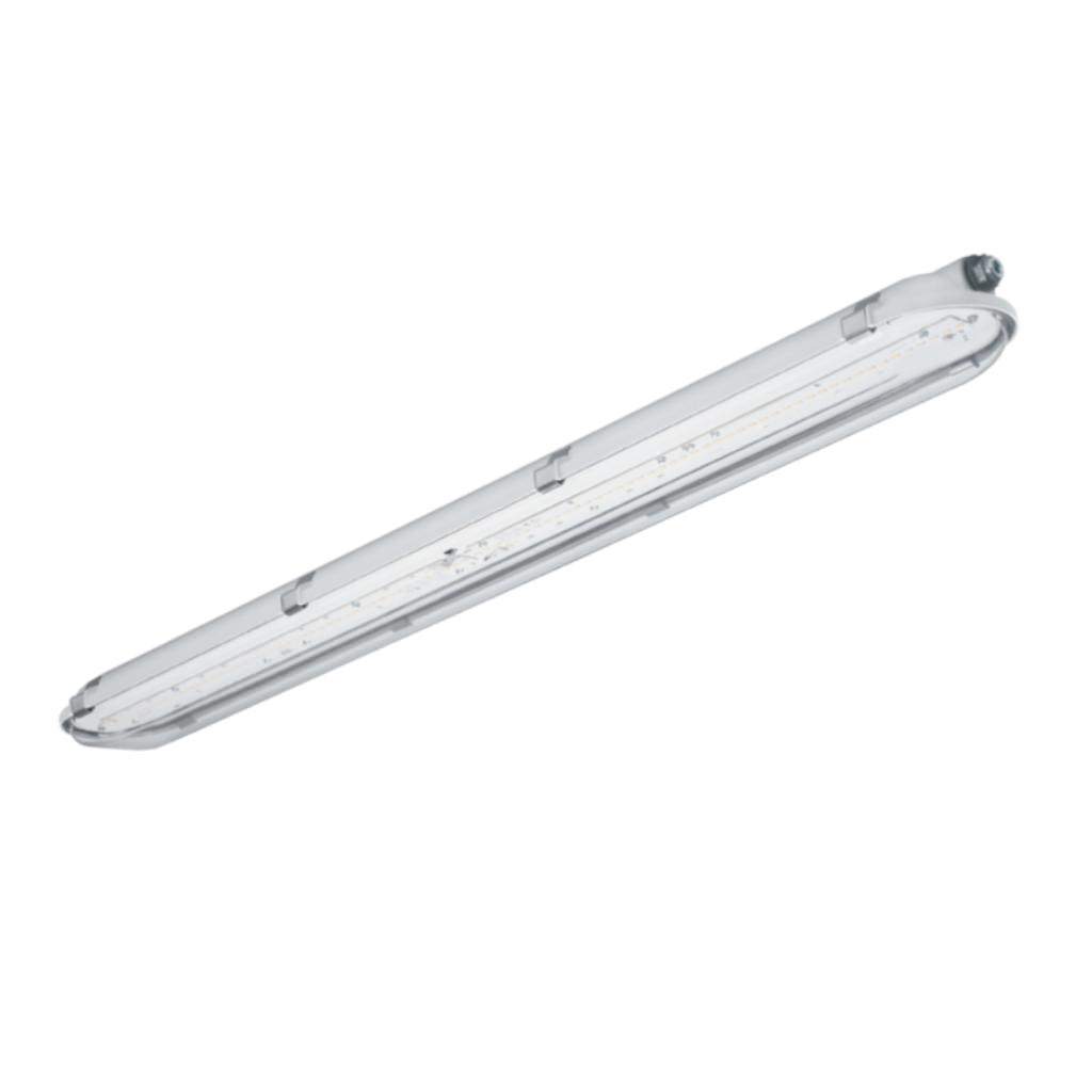 4' 35 watt 120/277 volt 4000K Cool White LED Vapor Tight Fixture 1