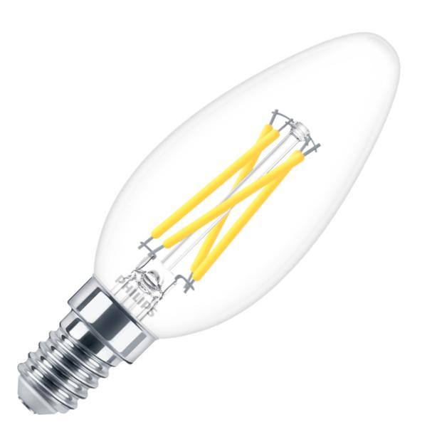 2.5 watt 220/240 volt E14 Candelabra Screw Base 2700K Warm White LED Light Bulb 1