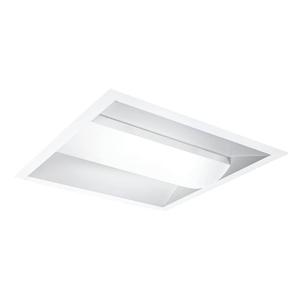 2' x 2' 32 watt 120 volt 3500K Neutral White Dimmable LED Troffer Fixture 1