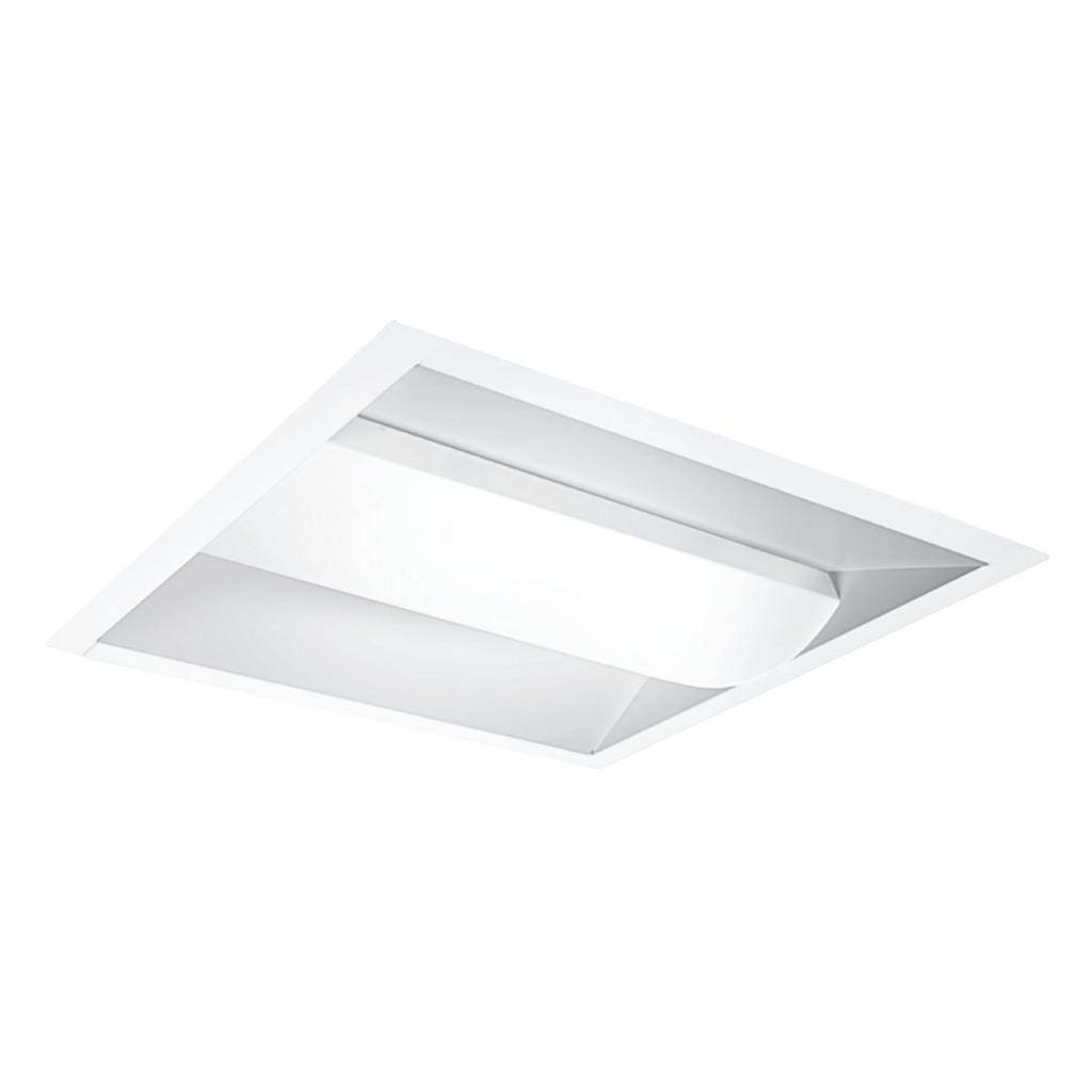 2' x 2' 22 watt 120/277 volt 4000K Cool White Dimming LED Troffer Fixture 1