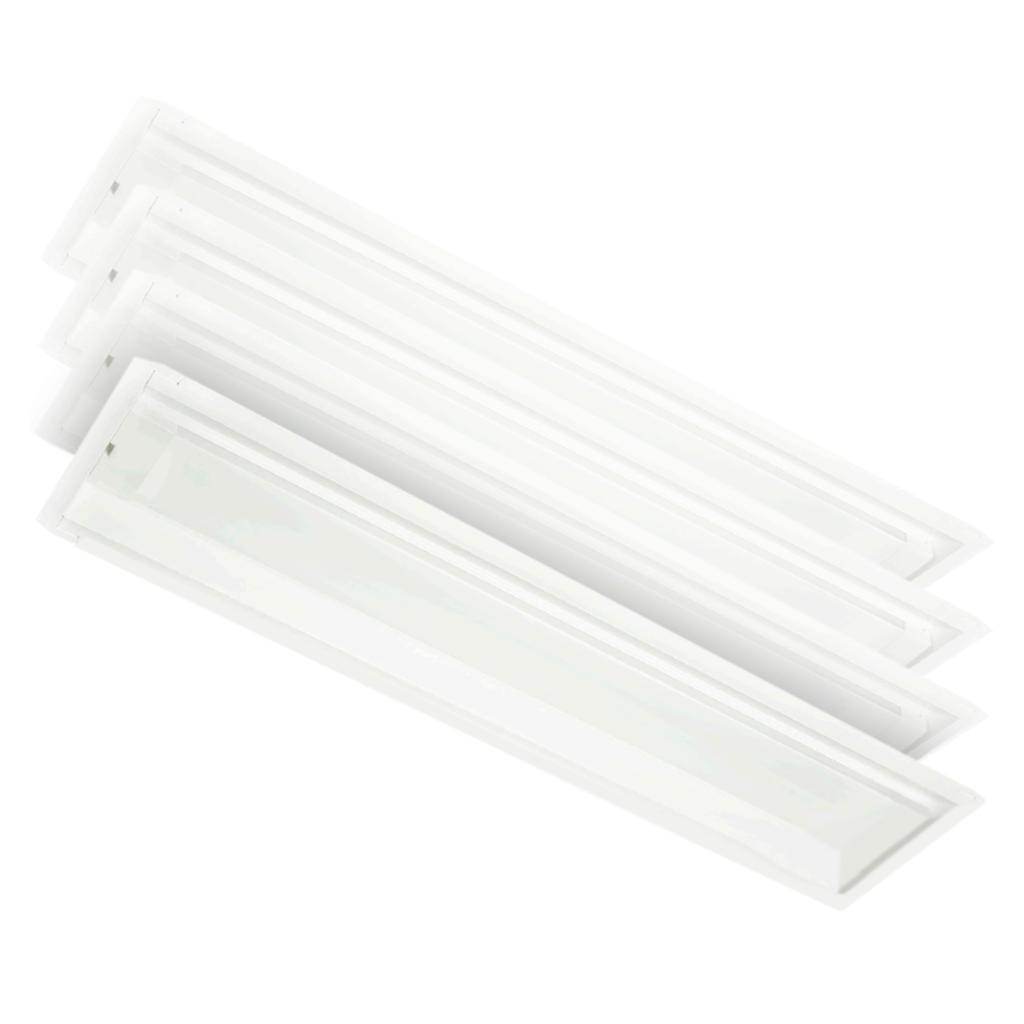 1' x 4' 24 watt 120/277 volt 4000K Cool White SpaceWise DT LED Troffer Fixture 1