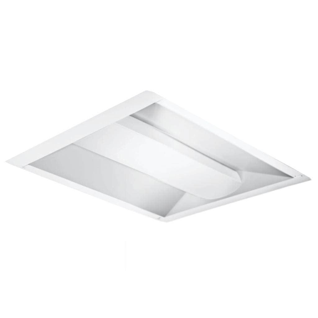 2' x 2' 21 watt 120/277 volt 3500K Neutral White Dimmable LED Troffer Fixture 1