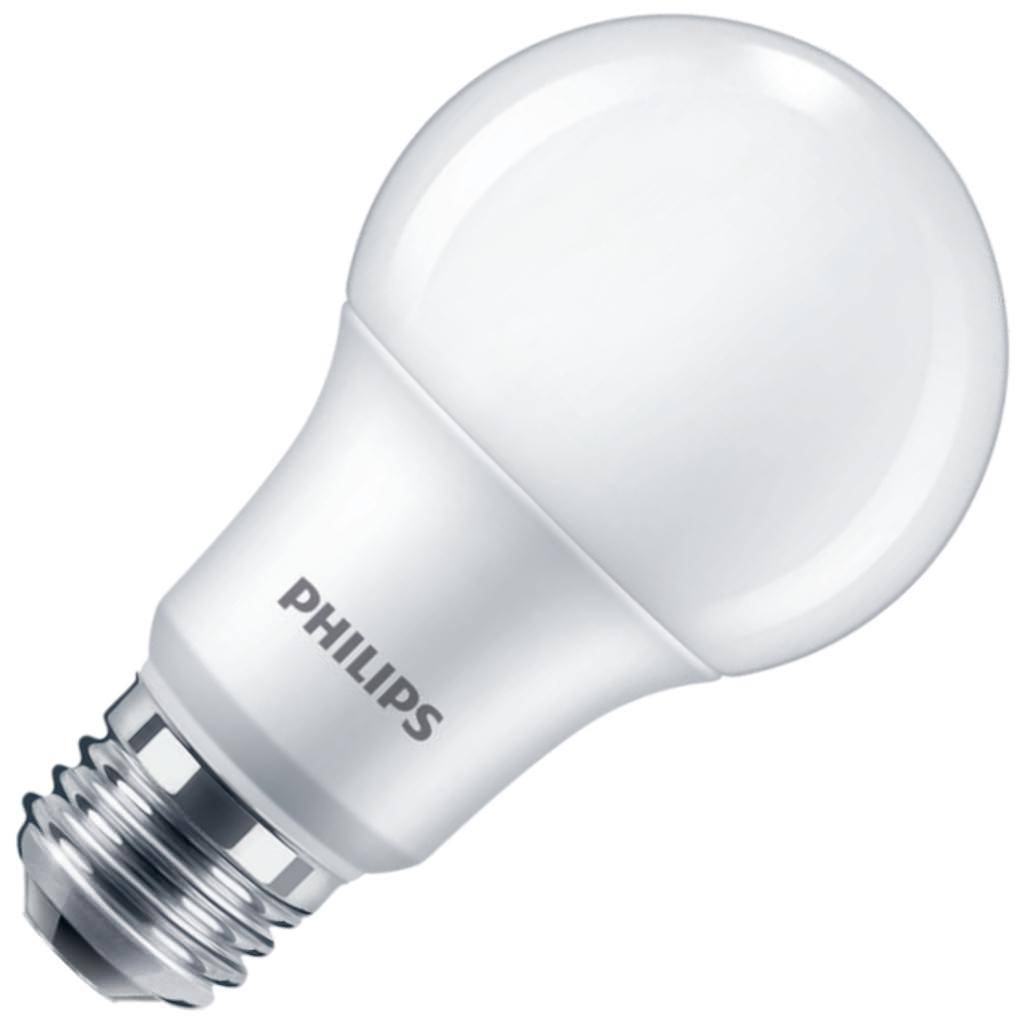 8.8 watt 120 volt A19 Medium Screw Base 3000K Natural White Dimmable LED 1