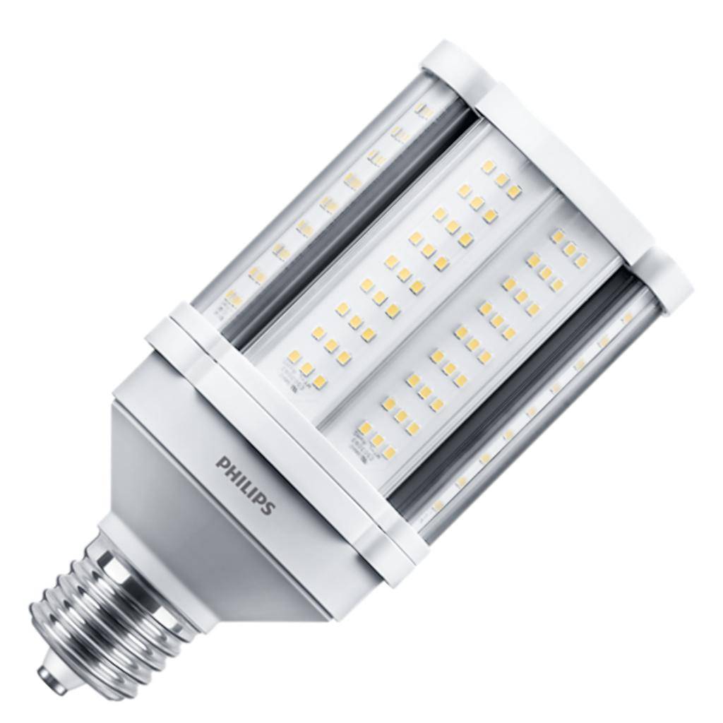 36 watt 120/277 volt Exclusionary Mogul Screw Base 4000K Cool White LED HID Retrofit 1