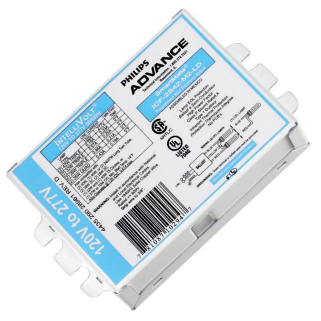 1-2 Lamp 42 watt 120/277 volt CFL Ballast 1