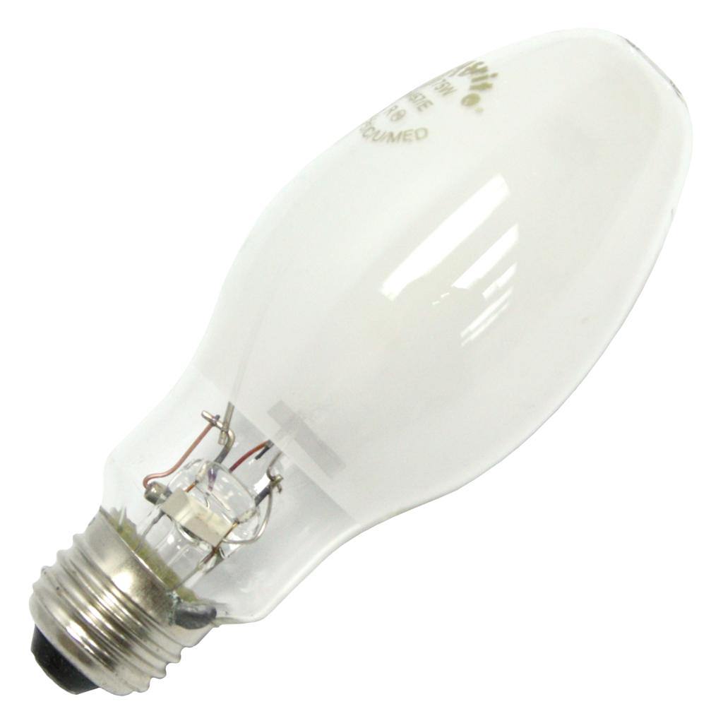 175 watt ED17 Medium Screw Base 4000K Cool White Coated Metal Halide 1