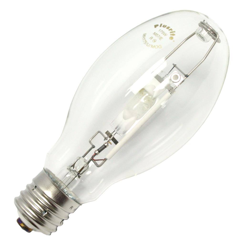 175 watt ED28 Mogul Screw Base 4200K Cool White Clear Metal Halide 1