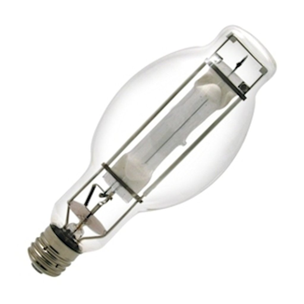 1000 watt BT37 Mogul Screw Base 4200K Cool White Clear Metal Halide 1
