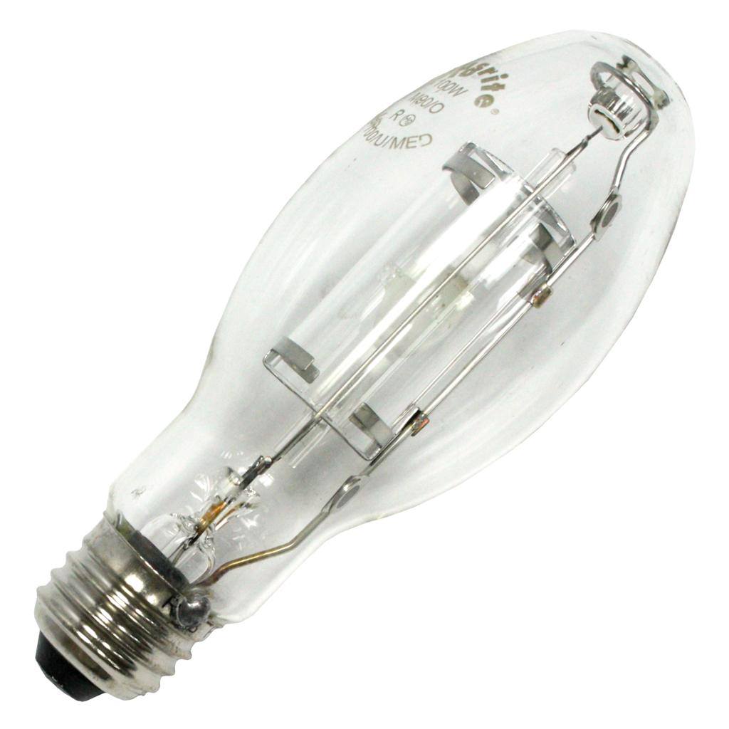 100 watt ED17 Medium Screw Base 4200K Cool White Clear Metal Halide 1