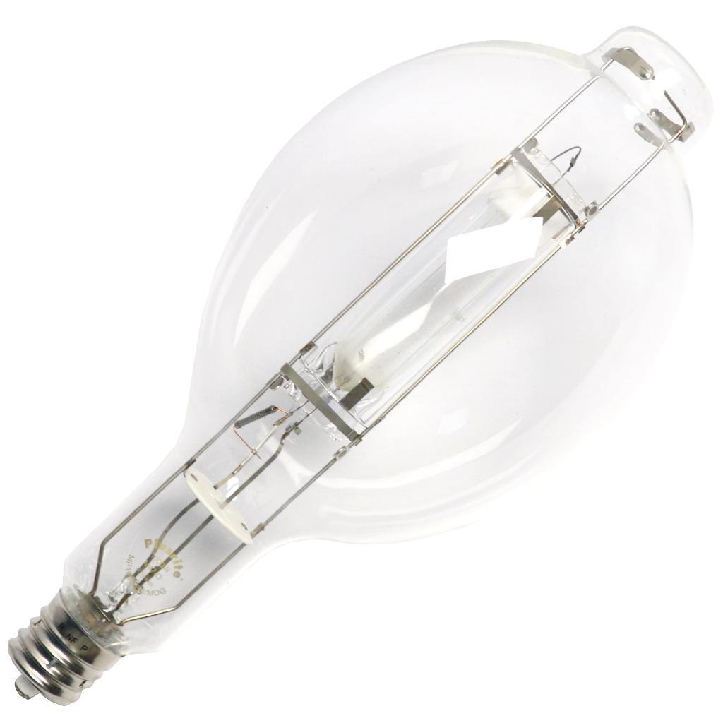 1000 watt BT56 Exclusionary Mogul Screw Base 4200K Cool White Clear Metal Halide 1