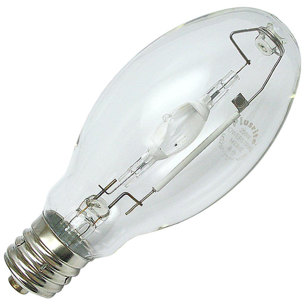 250 watt ED28 Mogul Screw Base 4000K Cool White Clear Metal Halide 1