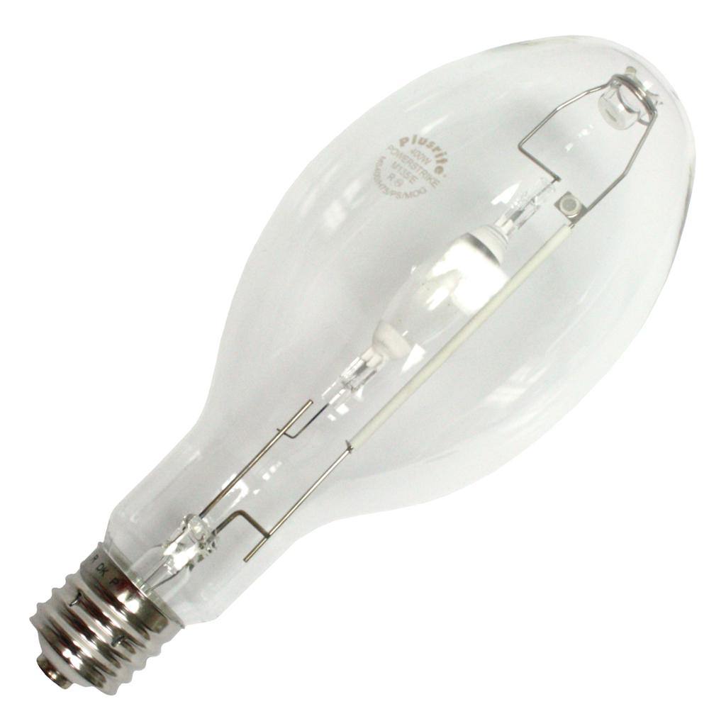 400 watt ED37 Mogul Screw Base 4200K Cool White Clear Metal Halide 1