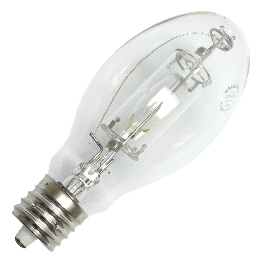 400 watt ED28 Mogul Screw Base 4000K Cool White Clear Metal Halide 1