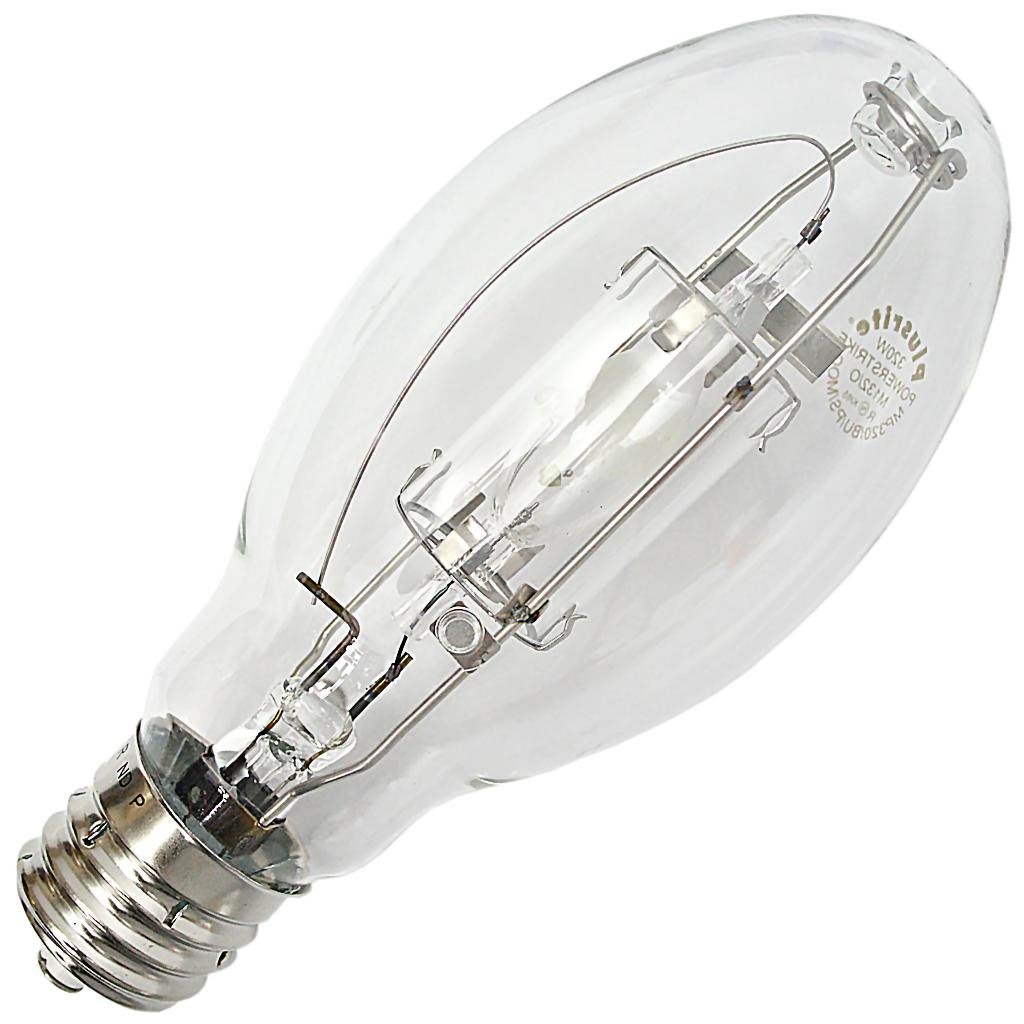 320 watt ED28 Mogul Screw Base 4000K Cool White Clear Metal Halide 1