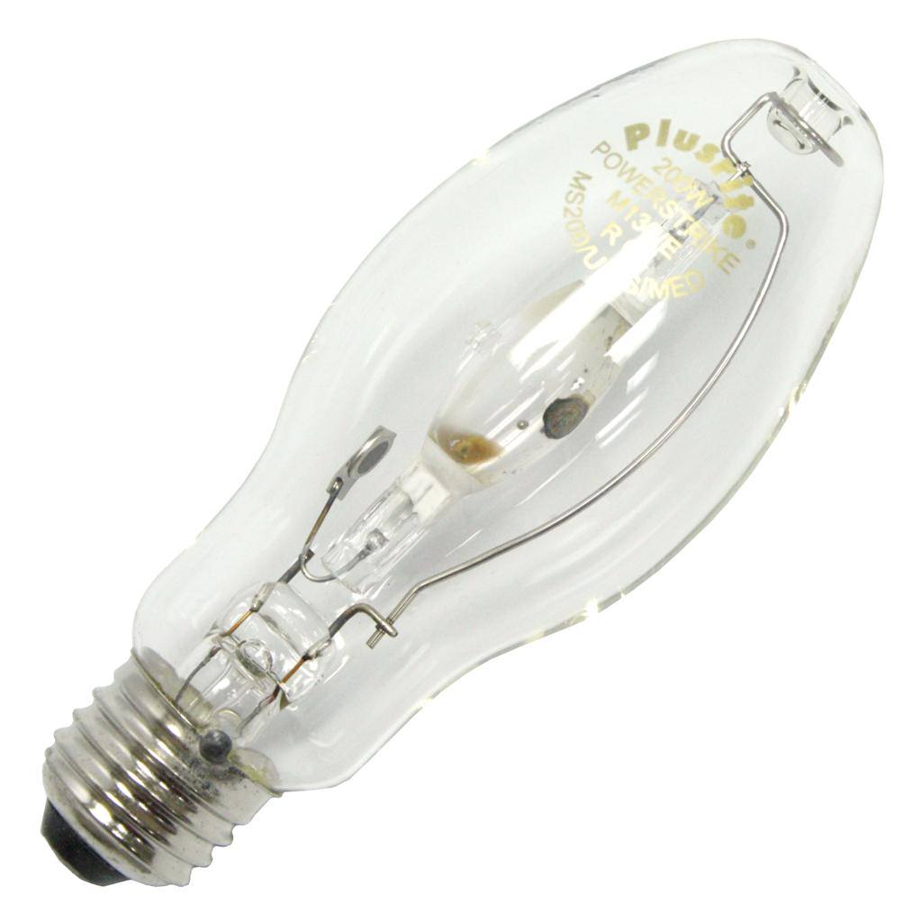 200 watt ED17 Medium Screw Base 4000K Cool White Clear Metal Halide 1